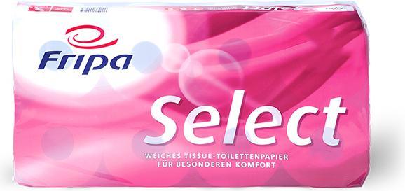 Actual product image Fripa Toilet paper Select Number of layers: 2-ply Material of toilet paper: Cellulose (8 pcs.)