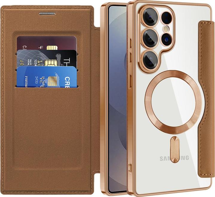 Image du produit Techsuit - SmartMag Book Case - Samsung Galaxy S25 Ultra - Brown (Samsung Galaxy S25 Ultra)