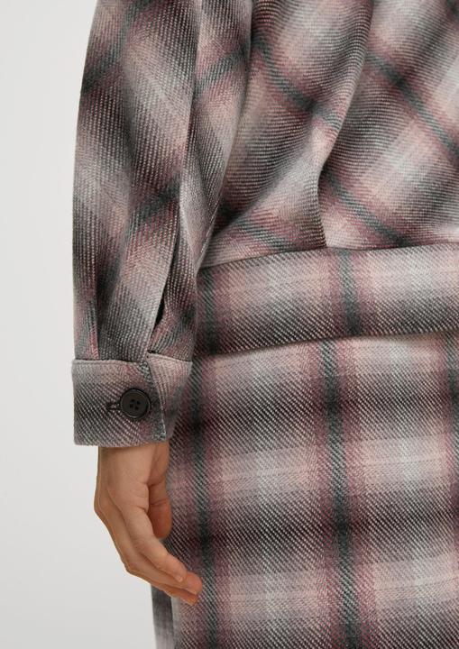 Actual product image Comma Indoor-Jacke Blouson mit Karomuster (40)