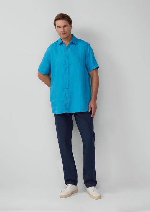 Image du produit S.Oliver Hemd Regular Fit: Leichtes Kurzarmhemd aus 100% Leinen (XXL)