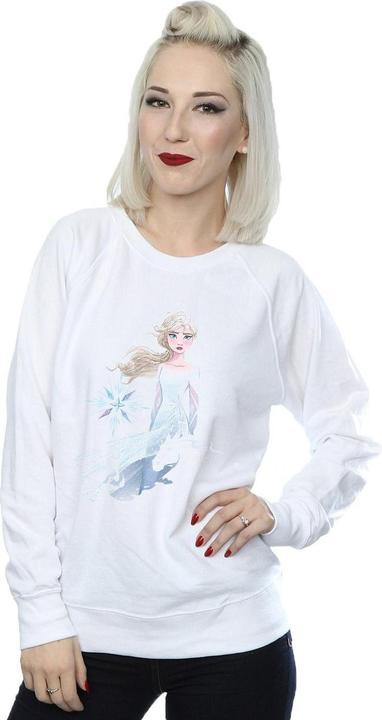 Actual product image Disney Womens/Ladies Frozen 2 Elsa Nokk Silhouette Sweatshirt (M)