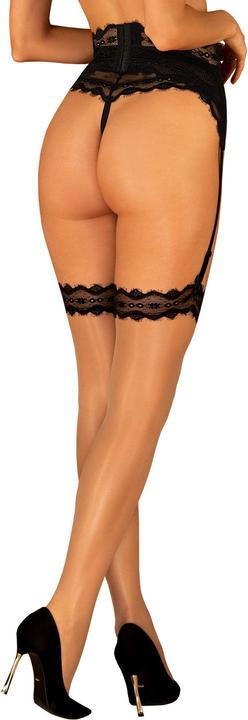 Produktbild Obsessive Suspender stockings Marrbel - light skin (M, S)