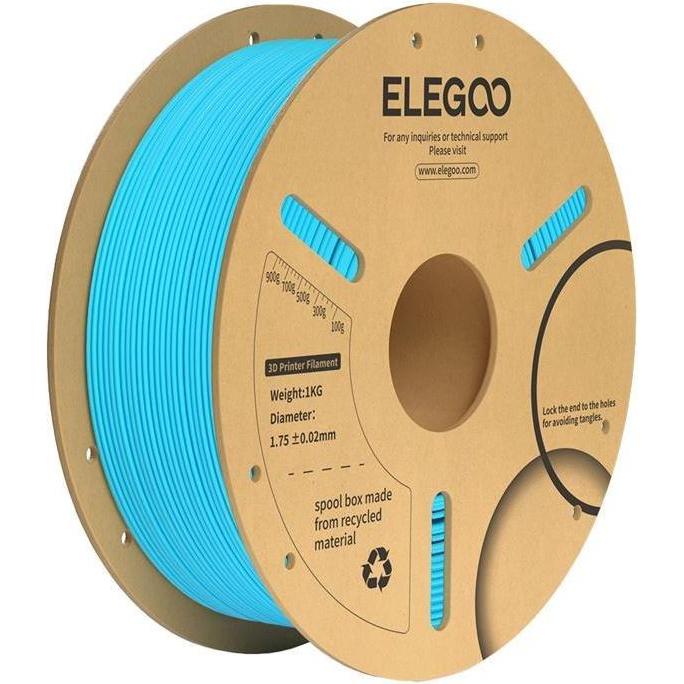 Elegoo PLA+ Filament (Blue) (PLA+, 1000 g), Filamenti stampa 3D, Blu