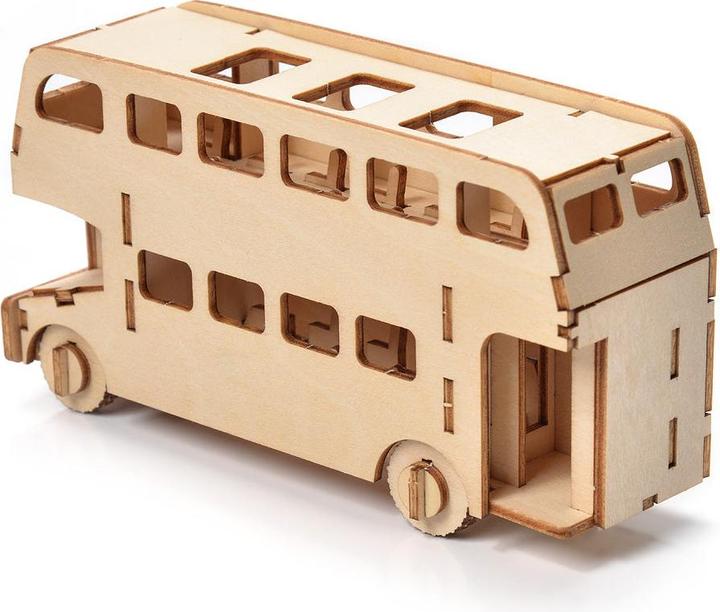 Image du produit Nice Idea Modèle de puzzle en bois 3D - Bus