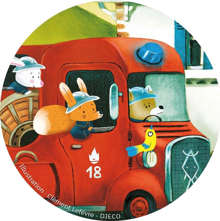 Image du produit Djeco Les pompiers 16 pièces (16 pièces)
