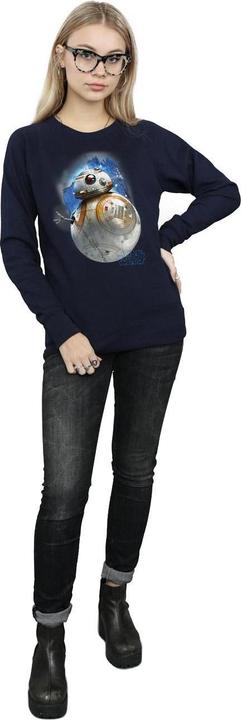 Actual product image Star Wars Womens/Ladies The Last Jedi BB-8 Brushed Sweatshirt (L)