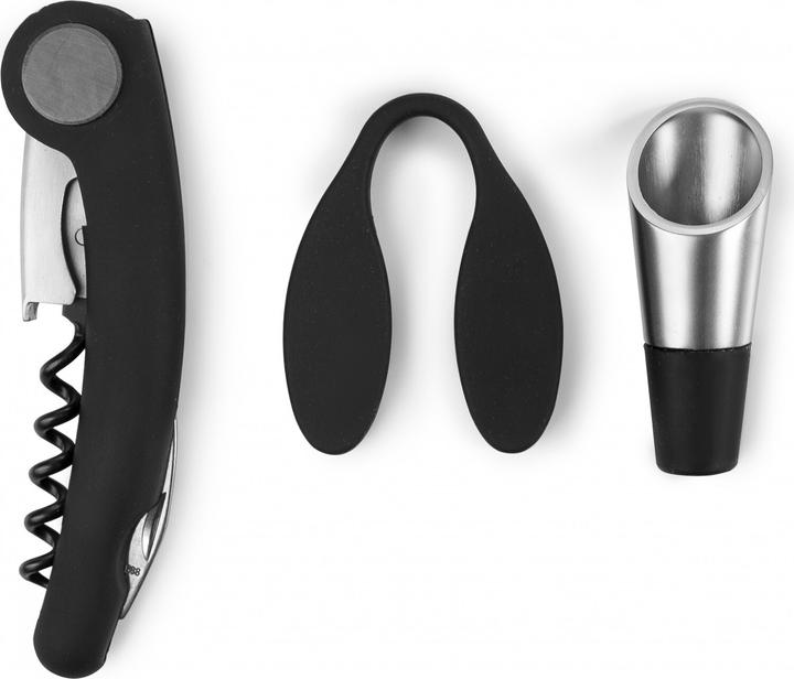 Immagine prodotto Ibili Weinset in der Box 16,5 x 14 cm Im Set: Korkenzieher, Kapselschneider und Weinausgsiesser (Chiusura per il vino)