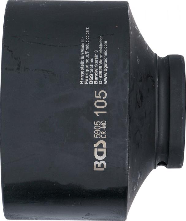 Actual product image BGS Impact Socket, Hexagon | 25 mm (1") Drive | 105 mm (105 mm)