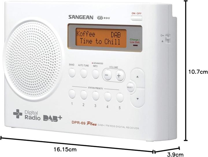 Immagine prodotto Sangean Dpr-69+ (DAB, FM)