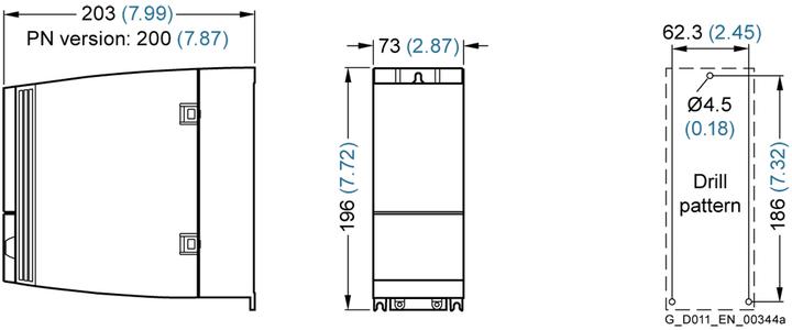Produktbild Siemens SINAMICS G120C  power 3,0kW w/filter