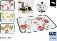La Mer Melamintablett 42x31cm 3frutas la mediterra