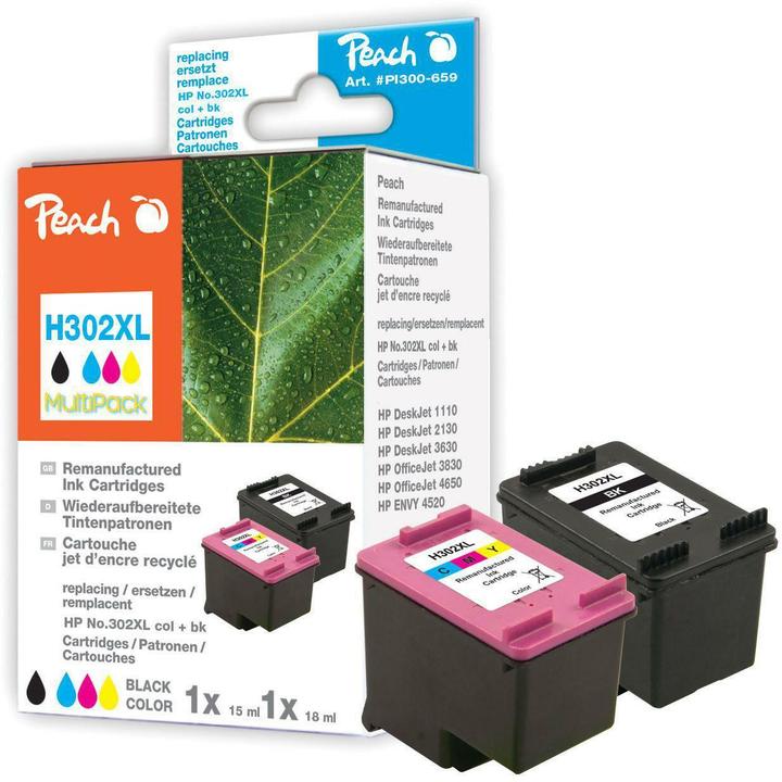 Produktbild Peach 302xl (BK, C, M, Y)