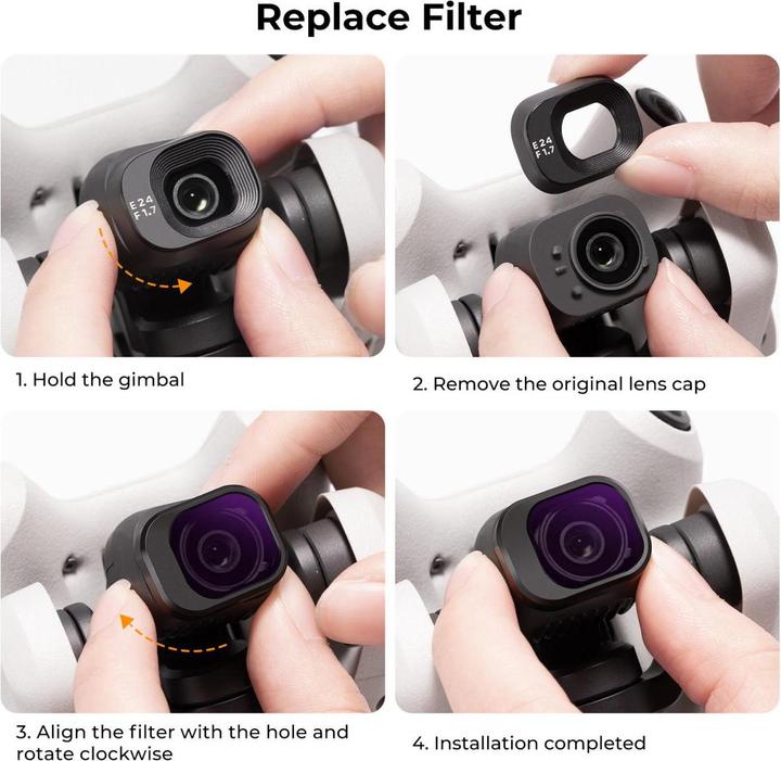 Produktbild K&F Concept Filter Kit (Drohnen Filter, DJI Mini 4 Pro)