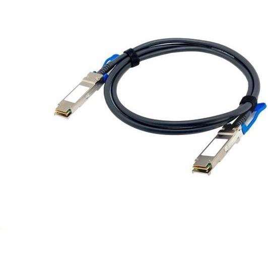 QNAP QSFP28 100GbE twinaxial direct attach cable 1.5M, Transceiver, Schwarz