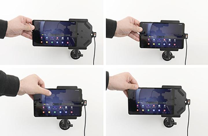 Productafbeelding Brodit Actieve houder, met vaste aansluiting, 12/24V, voor SAMSUNG Galaxy Tab A9