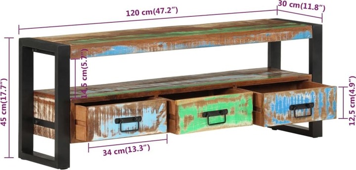 Produktbild VidaXL Helena (120 x 45 cm)