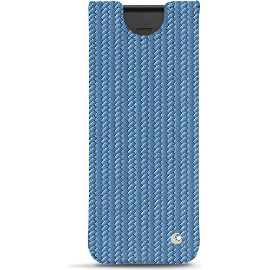 Noreve Lederschutzhülle (Samsung Galaxy Fold), Smartphone Hülle, Blau