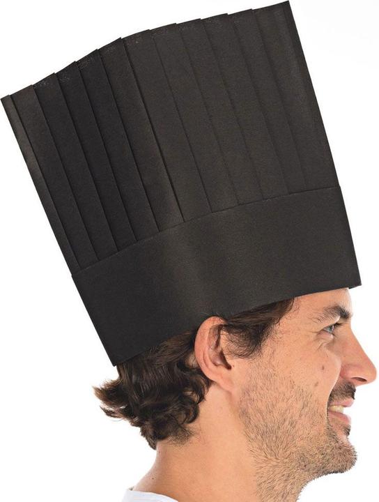 Immagine prodotto Hygostar Cappello da cuoco Le Grand Chef Viscosa Nero