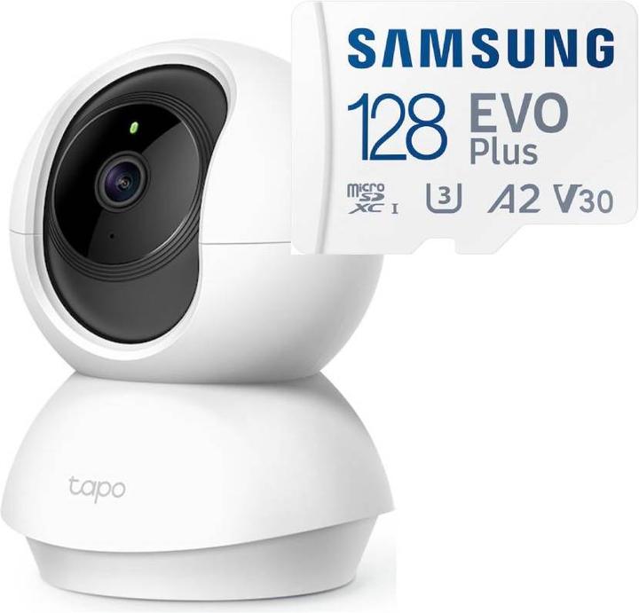 Actual product image TP-Link Tapo C200 + Samsung EVO Plus microSDXC (128GB)