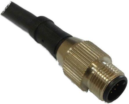 Produktbild RS PRO M12 Connector Male,12W,2m,PUR