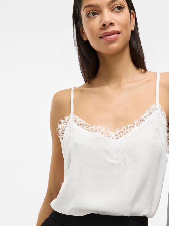Actual product image Vila Lace trimmed strap top (44)