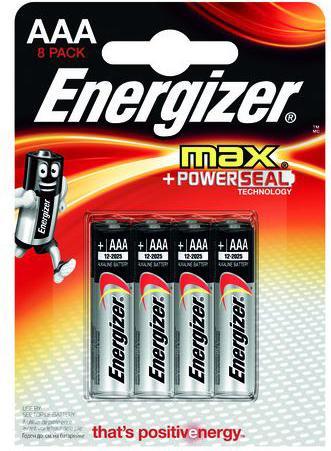Actual product image Energizer Max Alkaline (8 pcs., AAA)