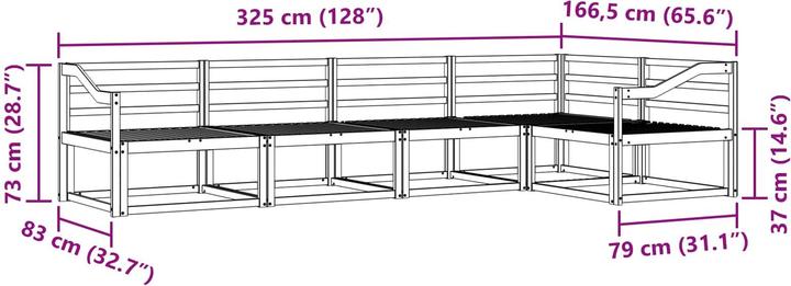 Produktbild vidaXL Gartenmöbel Set