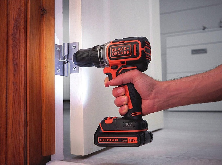 Actual product image Black & Decker Cordless drill screwdriver BL186K (Rechargeable battery operated)