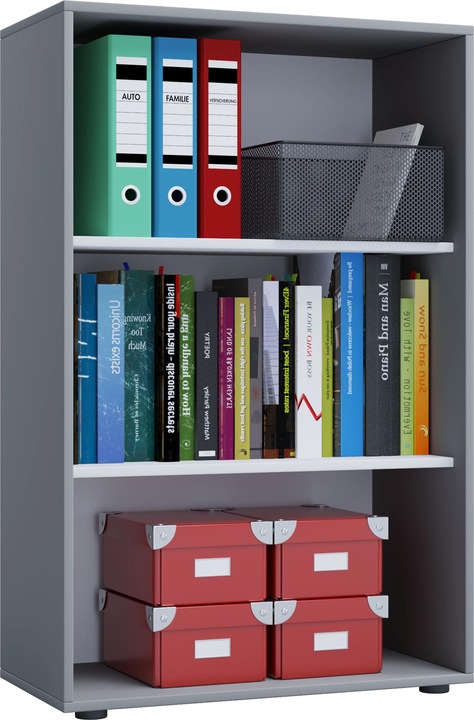 Actual product image VCM Wood office cabinet filing rack Lona 3 compartments (70 x 40 x 111 cm)