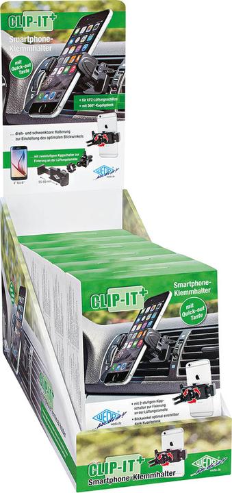 Produktbild Wedo Smartphone-Klemmhalter Clip-It plus