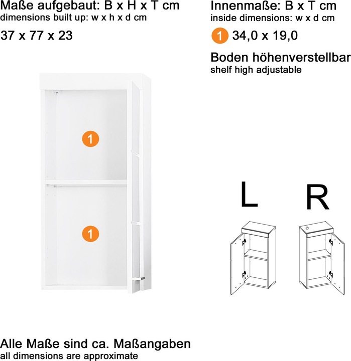 Produktbild Trendteam Amanda (37 x 23 x 77 cm)