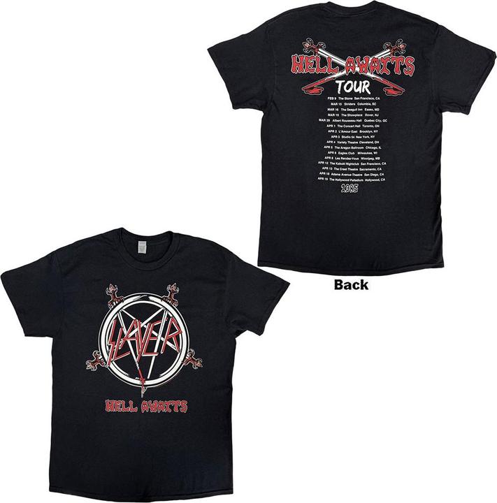 Actual product image Slayer Hell Awaits Tour (L)