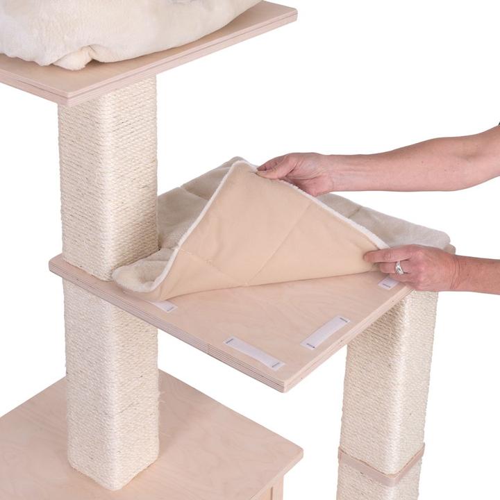 Immagine prodotto zooplus Albero del gatto Natural Paradise Quadra crema