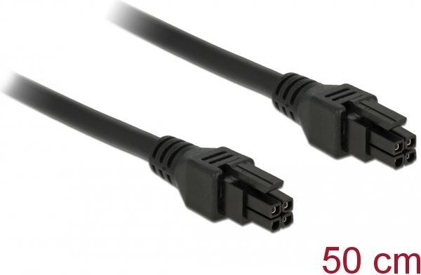 Produktbild Delock Stromkabel 4-polig Micro-Fit (M) bis 4-polig Micro-Fit (M) (0.50 m)