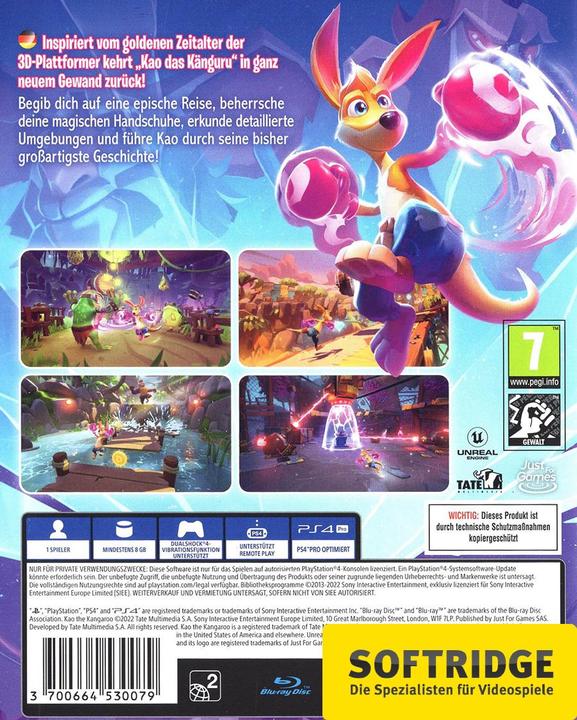 Image du produit Just for Games Kao le kangourou (PS4, DE)