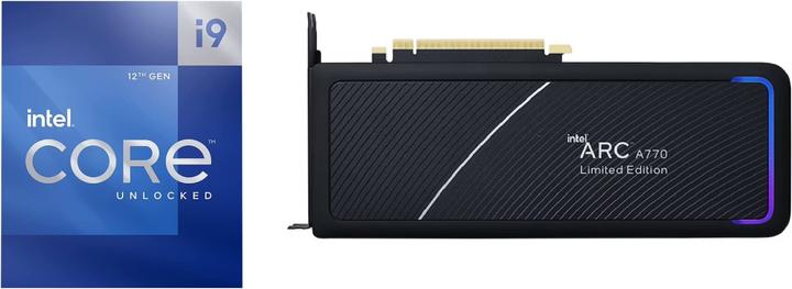 Actual product image Intel Core i9-12900K & ARC A770