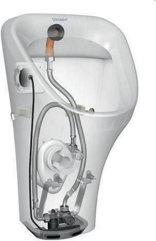 Actual product image Duravit Urinal DURASTYLE 300x340mm Zul v hint without fly white WG