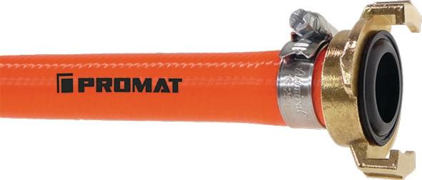 Actual product image Nordwest Water hose L.50m Operating pressure 10bar ID 19mm AD 25mm PROMAT (50 m, 19 mm)