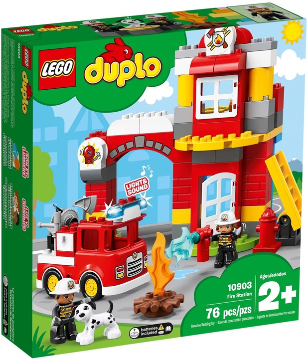 Actual product image LEGO DUPLO fire station (10903)