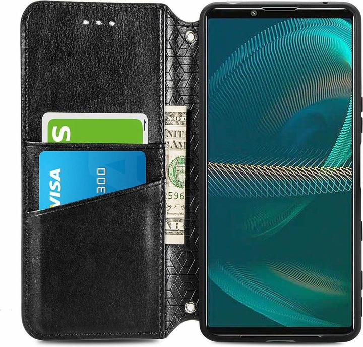 Produktbild König Design Hülle Handy Schutz für Sony Xperia 5 III Case Flip Cover Tasche Etuis Bumper (Sony Xperia 5 III)