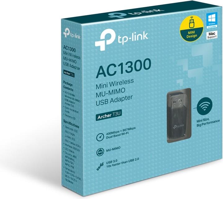 Actual product image TP-Link Archer T3U AC1300 Mini (USB 3.0)