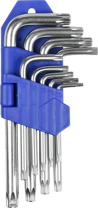 Actual product image Benson Torx wrench set short 9 pcs profi