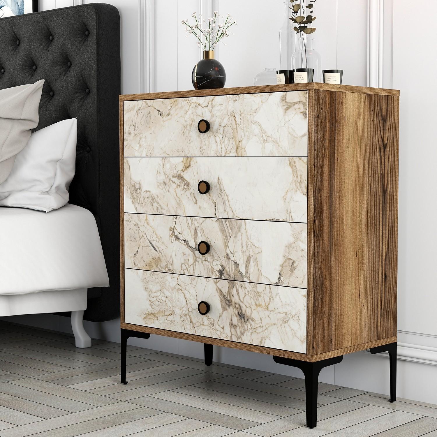 Thumbnail - Hanah Home, Kommode + Sideboard, Timo (76 x 40 x 91 cm)