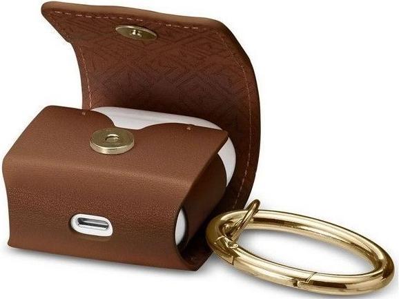 Produktbild Spigen La Manon AirPods Case PU Leather brązowy/brown 074CS26378 (Kopfhörer Hülle)