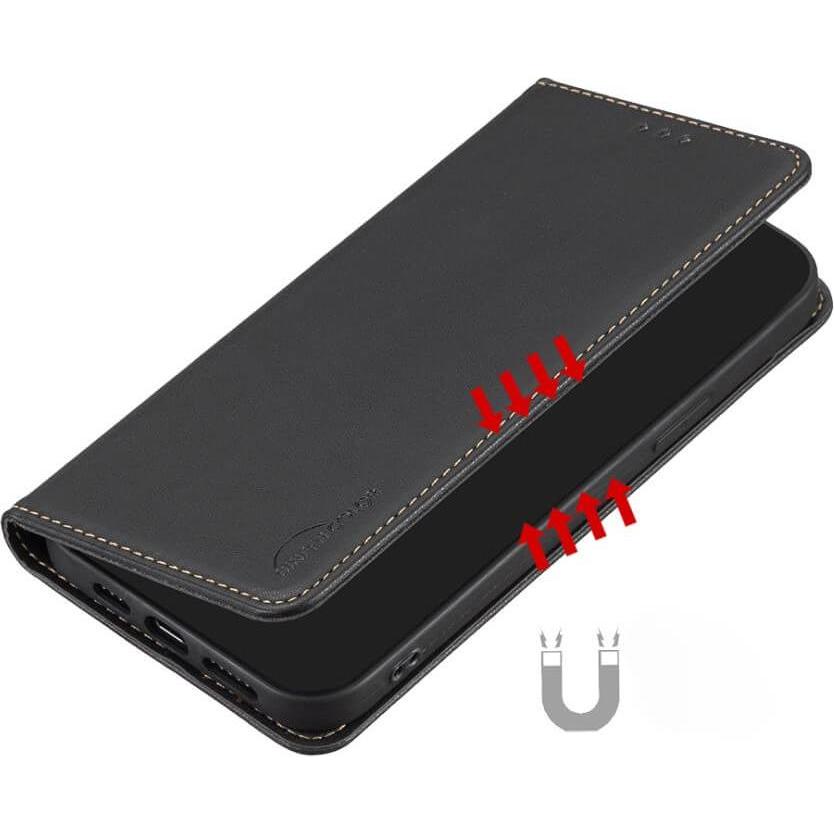 Thumbnail - Binfen Color Xiaomi Redmi Note 13 4G - BINFEN Flip Case Hülle schwarz (Xiaomi Redmi Note 13 4G), Smartphone Hülle, Schwa...