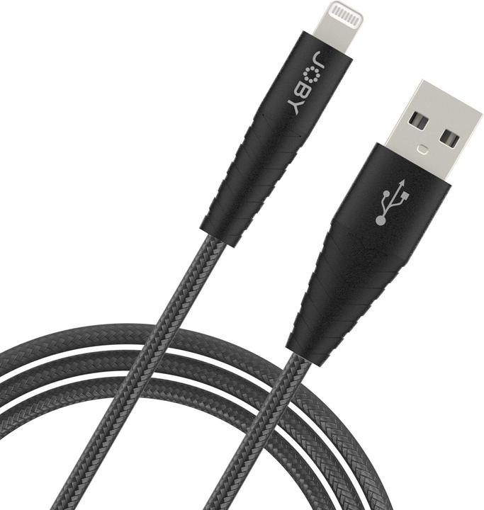 Produktbild Joby Lightning Cable 1.2M Black (1.20 m, USB 2.0, 12 W)