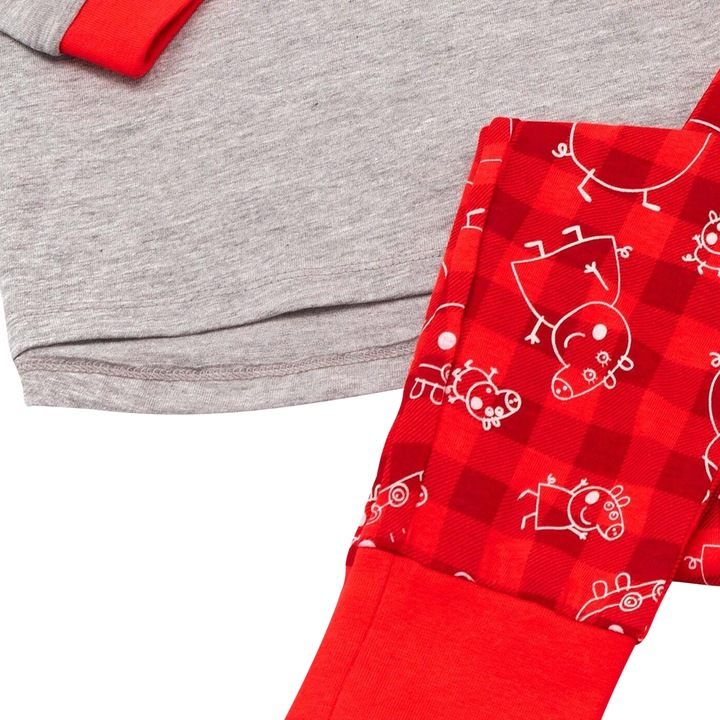 Produktbild Peppa Pig Schlafanzug Mädchen Weihnachtliches Design (86)
