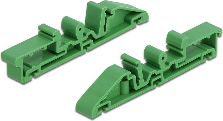 Produktbild Delock Halterung 85 mm Hutschienenclip für Platine, 4 Stück