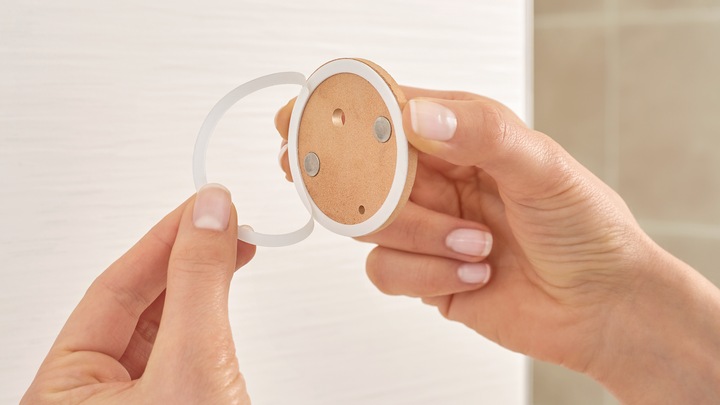 Immagine prodotto tesa Maniglia da bagno DRAAD con soluzione adesiva senza foratura