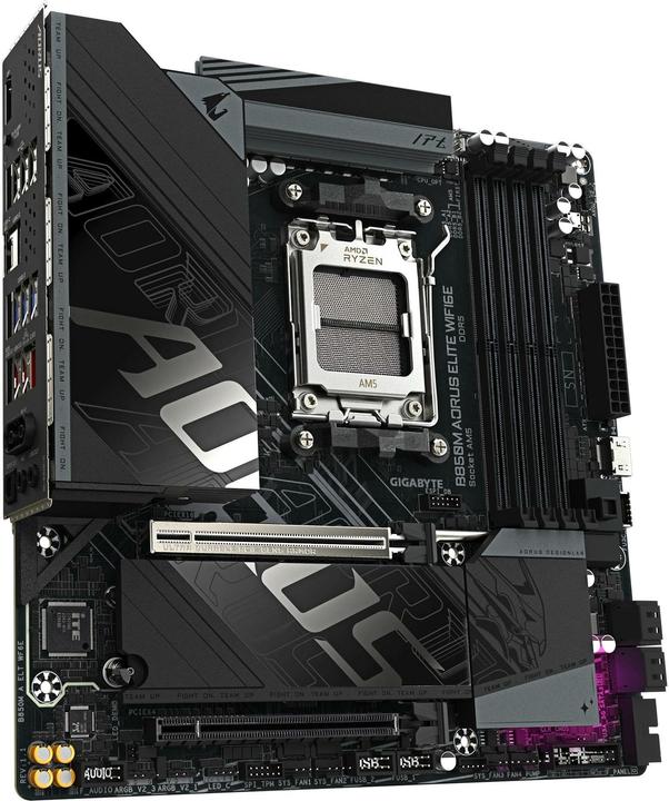 Immagine prodotto Gigabyte B850M AORUS ELITE WIFI6E (AM5, AMD B850, mATX)